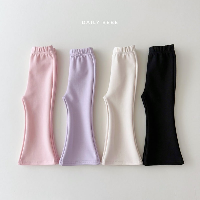 Daily Bebe - Korean Children Fashion - #kidzfashiontrend - Sticky Bootscut Pants
