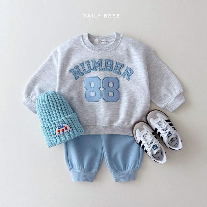 Daily Bebe - Korean Children Fashion - #littlefashionista - Number 88 Top Bottom Set - 7
