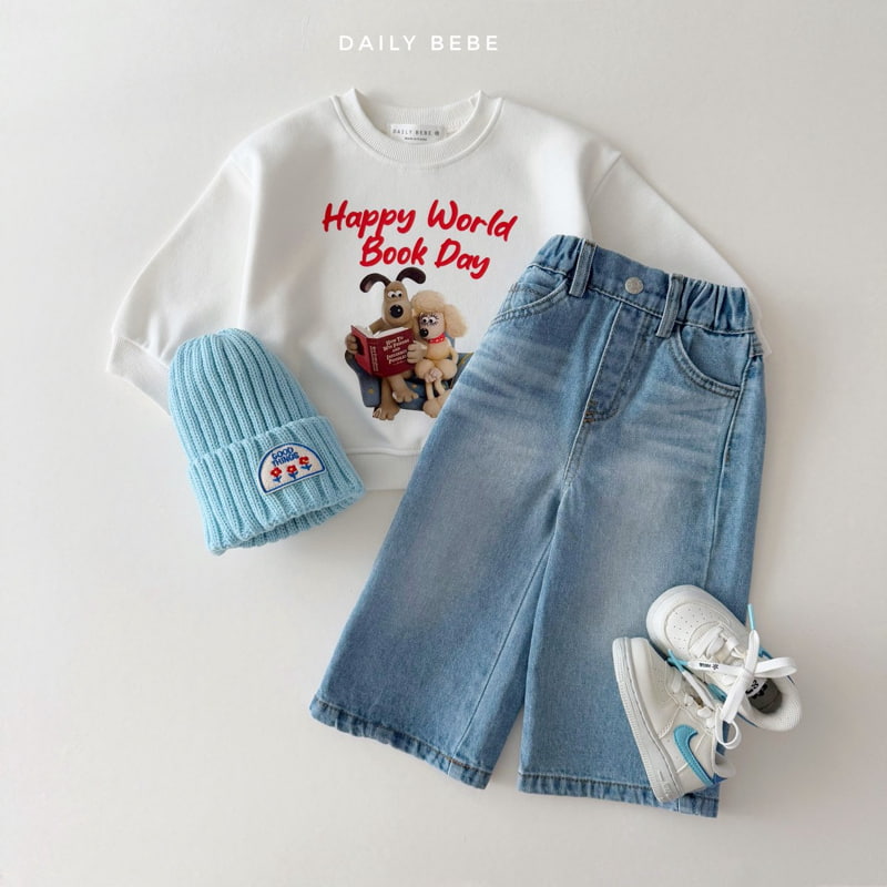 Daily Bebe - Korean Children Fashion - #littlefashionista - Book Day Sweatshirts - 7
