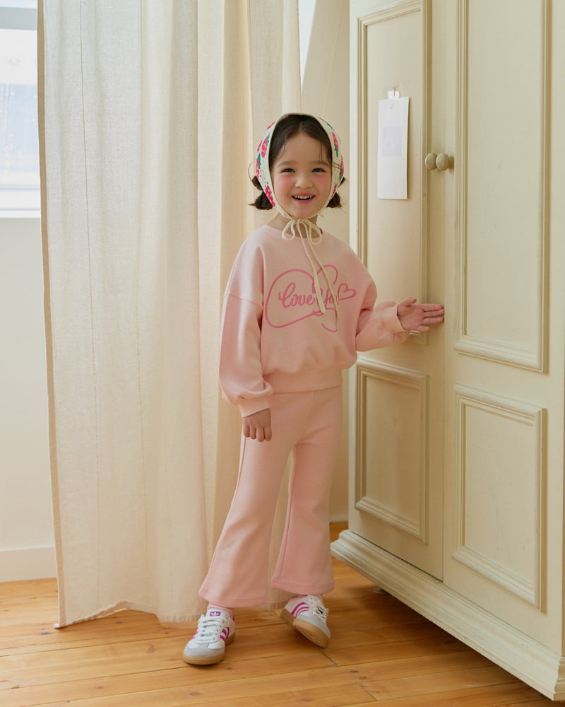 Daily Bebe - Korean Children Fashion - #littlefashionista - Love Bootscut Set - 12
