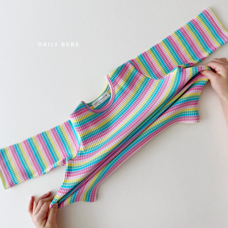 Daily Bebe - Korean Children Fashion - #littlefashionista - Rainbow Easywear - 11