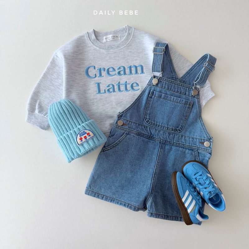 Daily Bebe - Korean Children Fashion - #littlefashionista - Denim Suspender Short Pants - 8