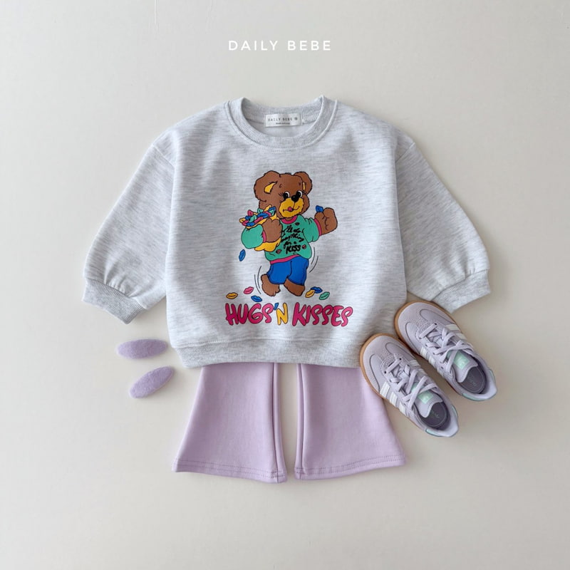 Daily Bebe - Korean Children Fashion - #magicofchildhood - Kisses Sweatshirts - 9