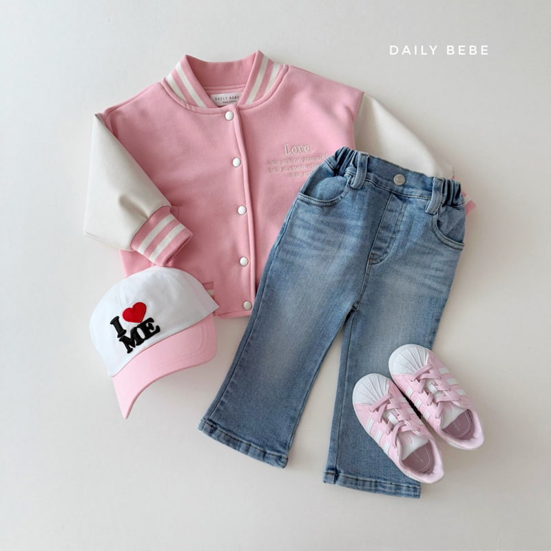 Daily Bebe - Korean Children Fashion - #magicofchildhood - Varsity Jacket - 6