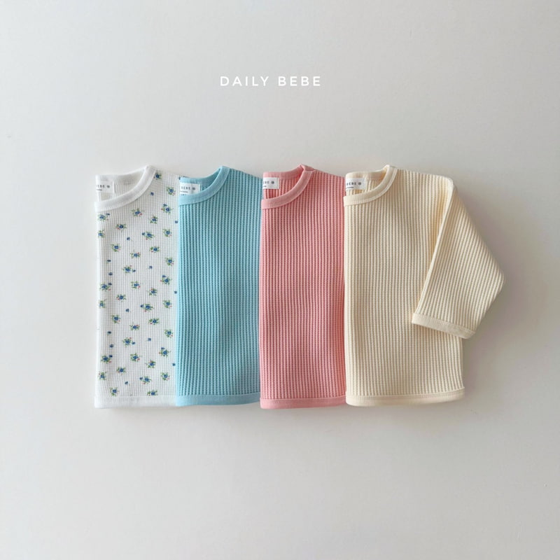 Daily Bebe - Korean Children Fashion - #magicofchildhood - Waffle Tee