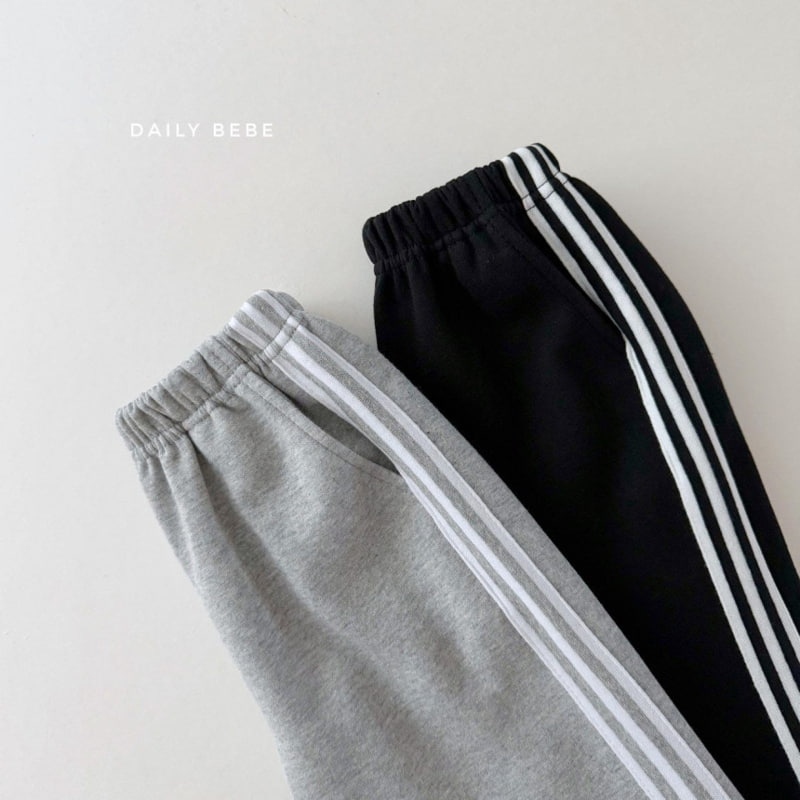 Daily Bebe - Korean Children Fashion - #magicofchildhood - Daily Bebe 3-line Wide Pants - 5