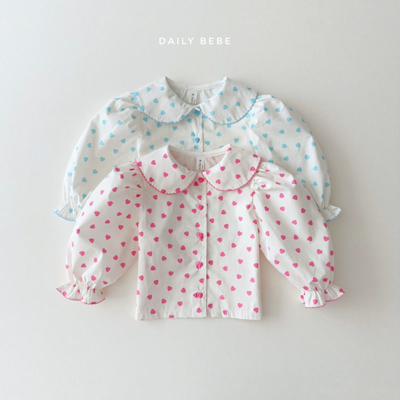 Daily Bebe - Korean Children Fashion - #minifashionista - Spring Collar Blouse