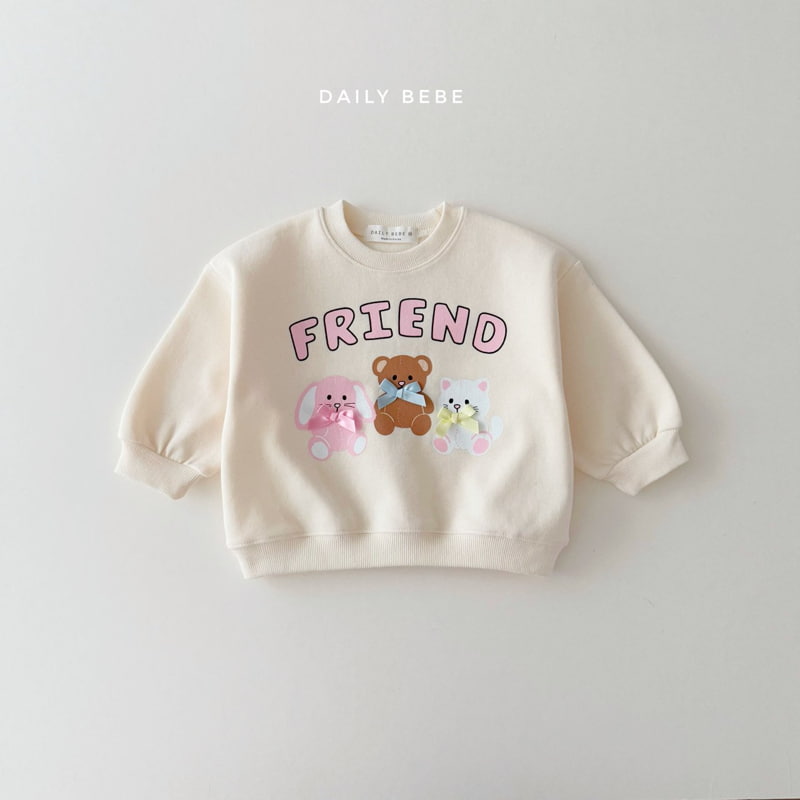 Daily Bebe - Korean Children Fashion - #magicofchildhood - Friend Sweatshirts - 4