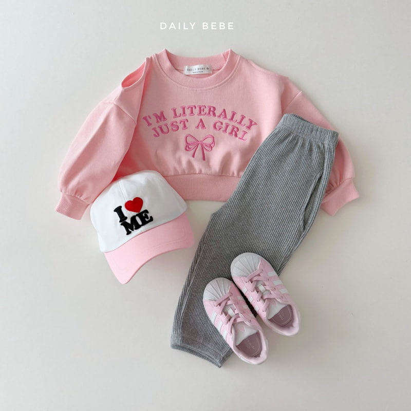 Daily Bebe - Korean Children Fashion - #minifashionista - Shoulder Slit Sweatshirts - 12