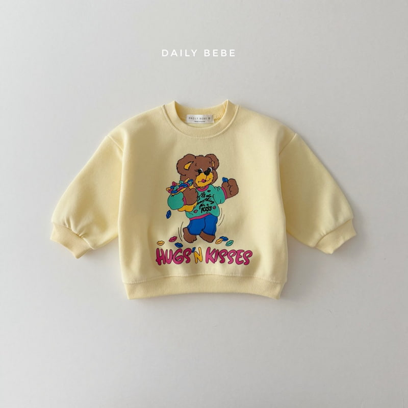 Daily Bebe - Korean Children Fashion - #prettylittlegirls - Kisses Sweatshirts - 11