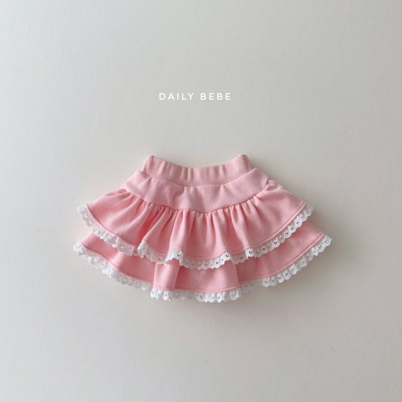 Daily Bebe - Korean Children Fashion - #minifashionista - Lovely Cancan Skirt - 4