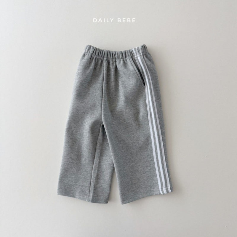 Daily Bebe - Korean Children Fashion - #prettylittlegirls - Daily Bebe 3-line Wide Pants - 7