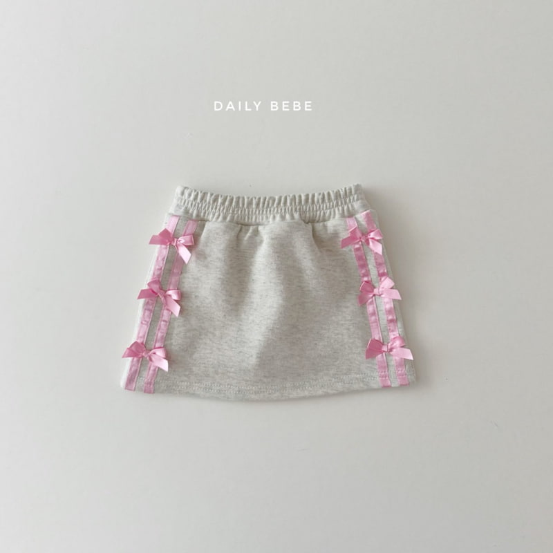 Daily Bebe - Korean Children Fashion - #prettylittlegirls - Ribbon Skirt - 4