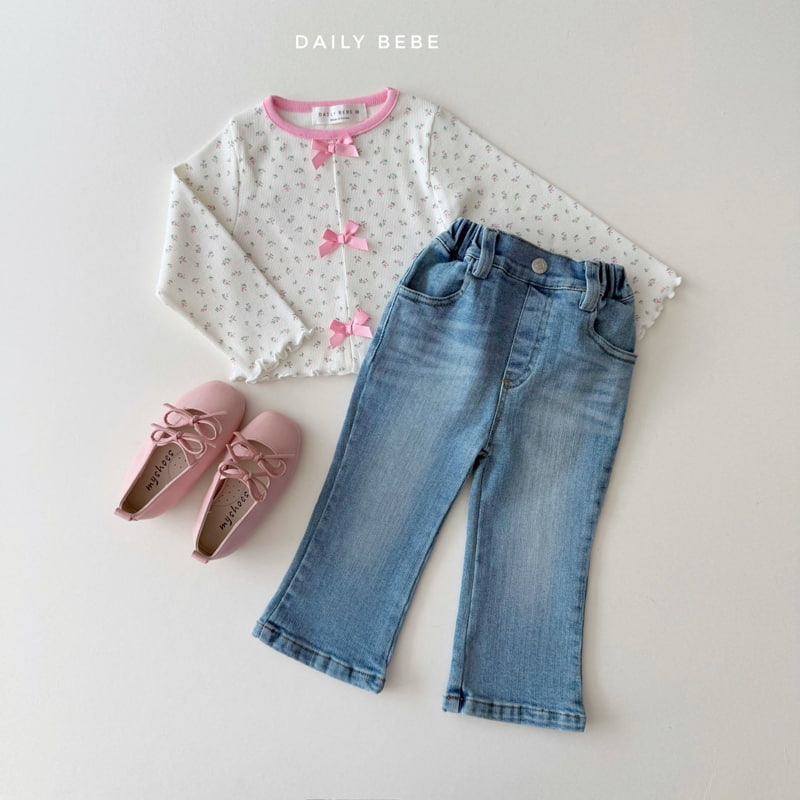 Daily Bebe - Korean Children Fashion - #todddlerfashion - Ribbon Tee - 11