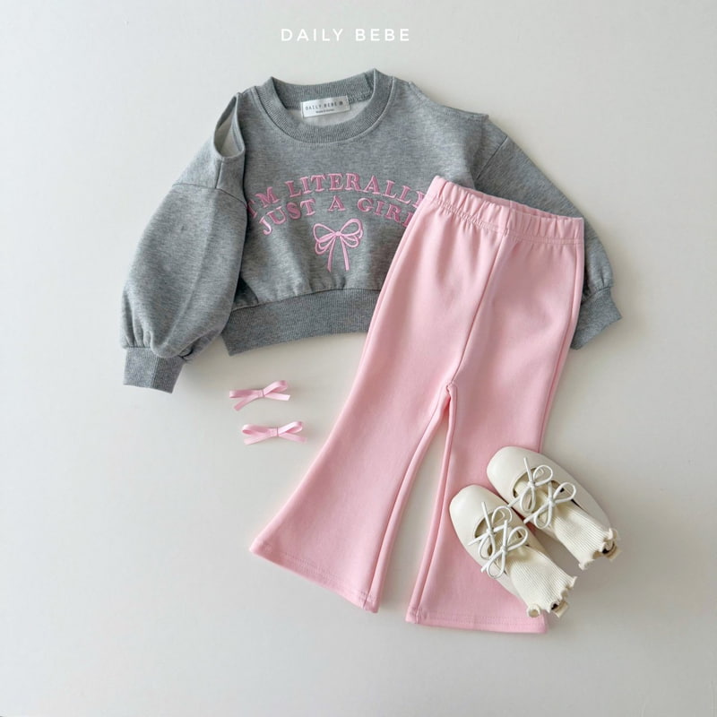Daily Bebe - Korean Children Fashion - #toddlerclothing - Sticky Bootscut Pants - 8