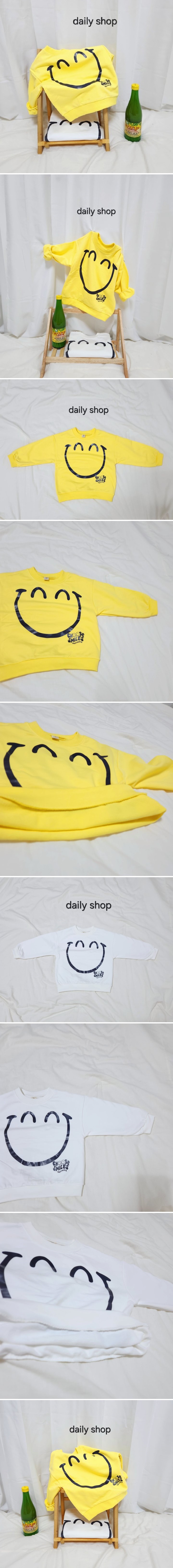 Daily Shop - Korean Children Fashion - #kidsshorts - Smile Sweatshirts