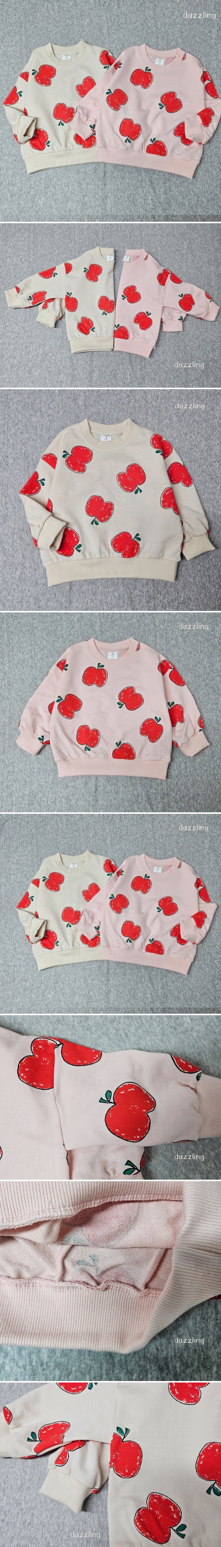 Dazzling - Korean Children Fashion - #Kfashion4kids - Apple Tee
