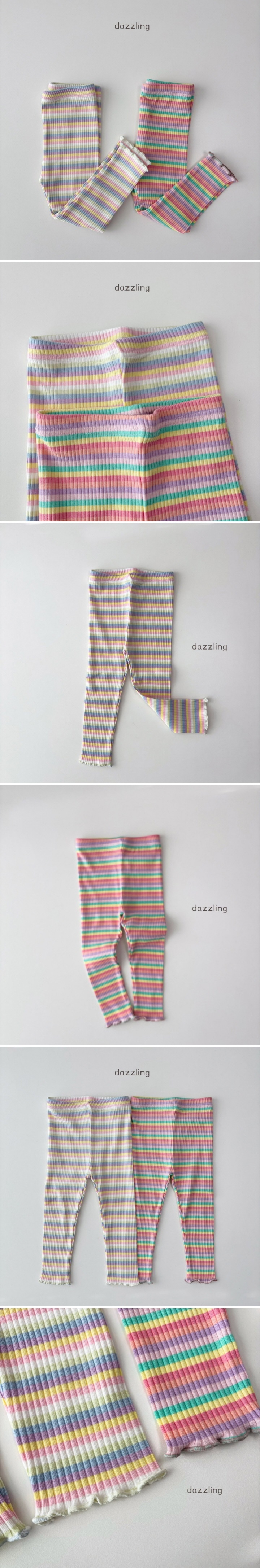 Dazzling - Korean Children Fashion - #designkidswear - Ribbed Leggings