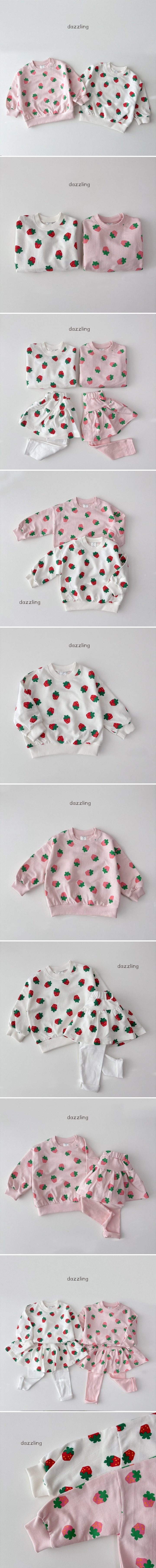 Dazzling - Korean Children Fashion - #fashionkids - Strawberry Tee
