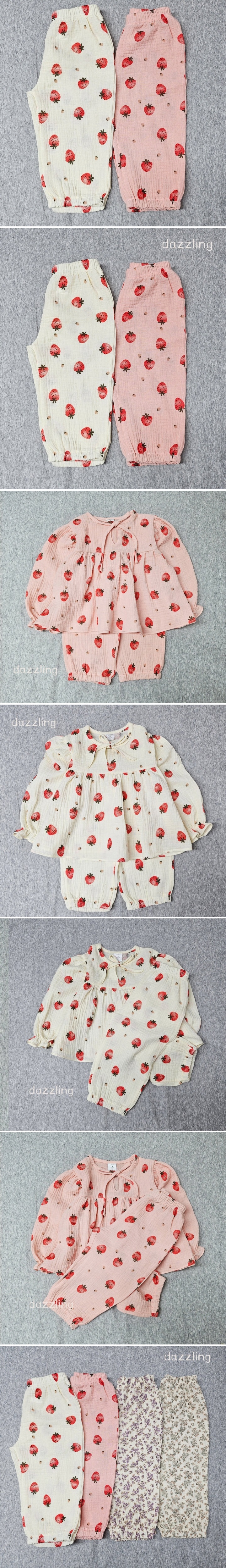 Dazzling - Korean Children Fashion - #prettylittlegirls - Strawberry Pants