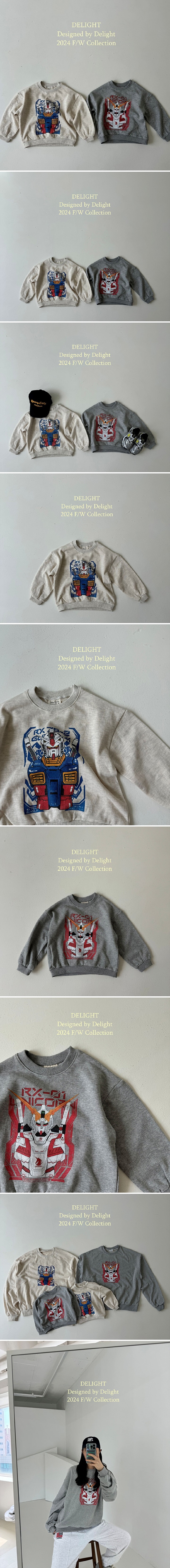 Delight - Korean Women Fashion - #momslook - Revival Robot Sweatshirts (with Mom)