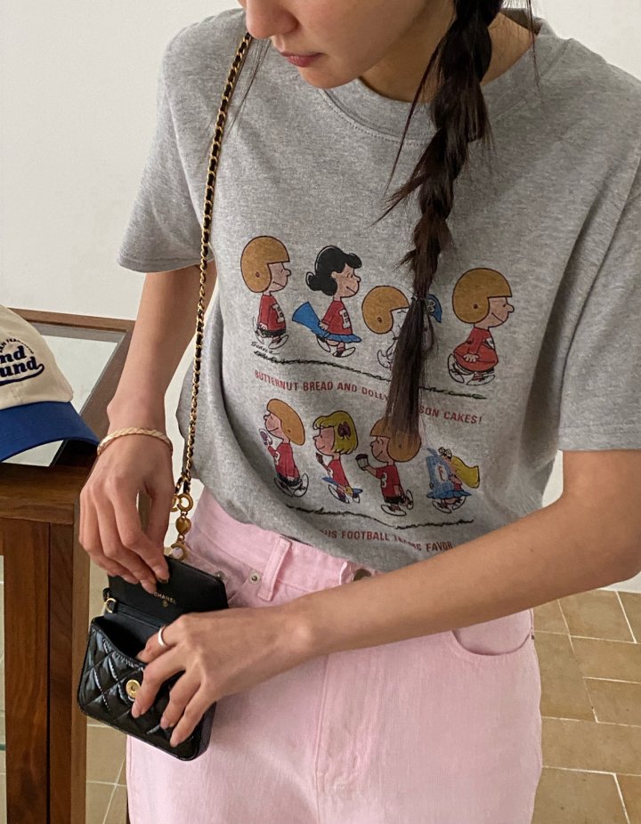 Diana - Korean Women Fashion - #momslook - Football Tee - 6