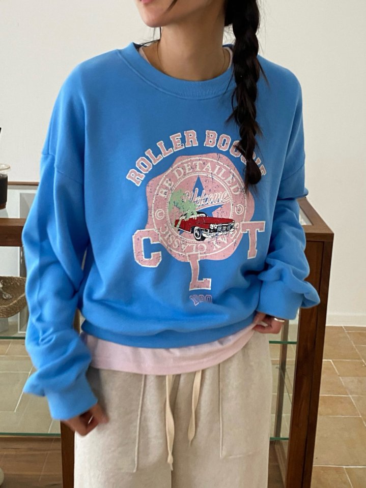 Diana - Korean Women Fashion - #momslook - Roller Sweatshirts - 3