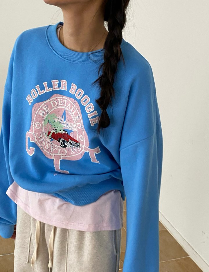 Diana - Korean Women Fashion - #momslook - Roller Sweatshirts - 5