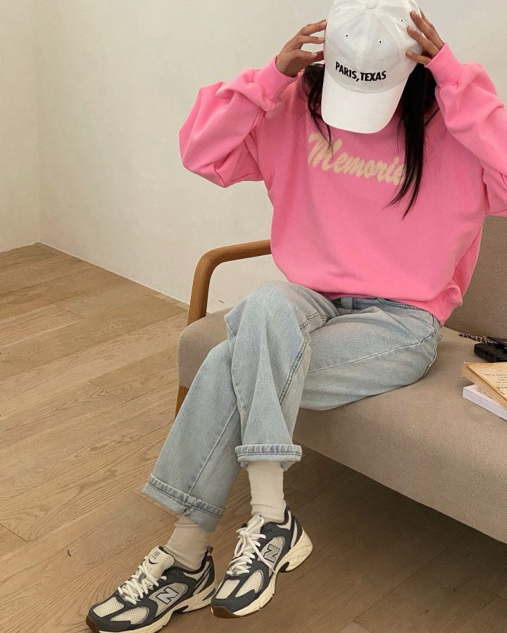 Diana - Korean Women Fashion - #momslook - Memories Sweatshirts - 10