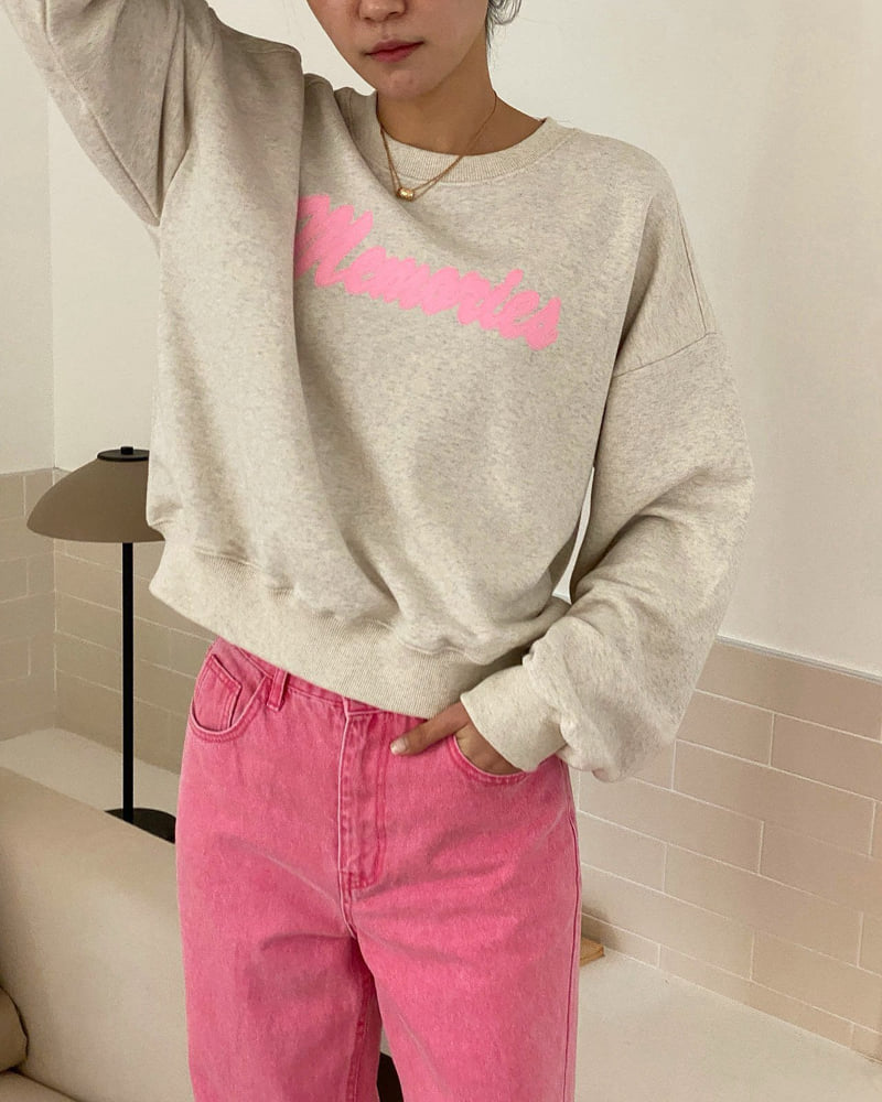 Diana - Korean Women Fashion - #momslook - Memories Sweatshirts - 2