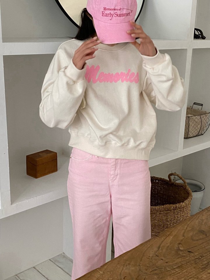 Diana - Korean Women Fashion - #momslook - Memories Sweatshirts - 6