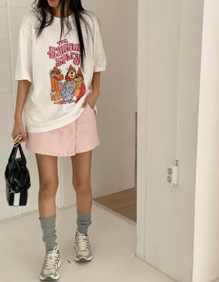 Diana - Korean Women Fashion - #momslook - Banana Tee - 5