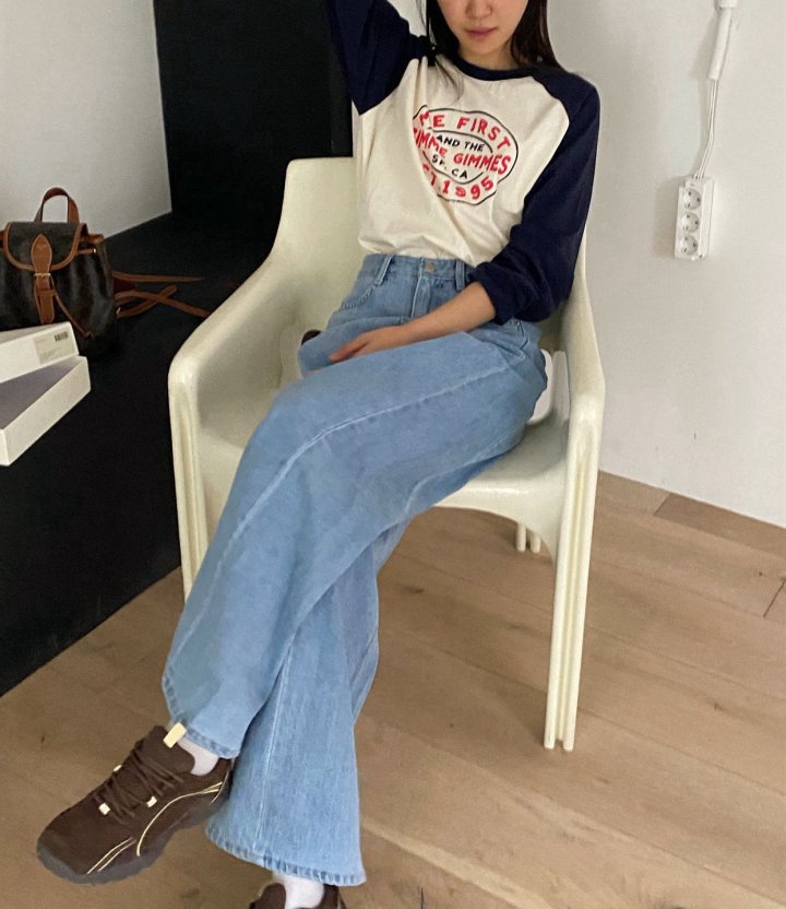 Diana - Korean Women Fashion - #momslook - First Raglan Tee - 3