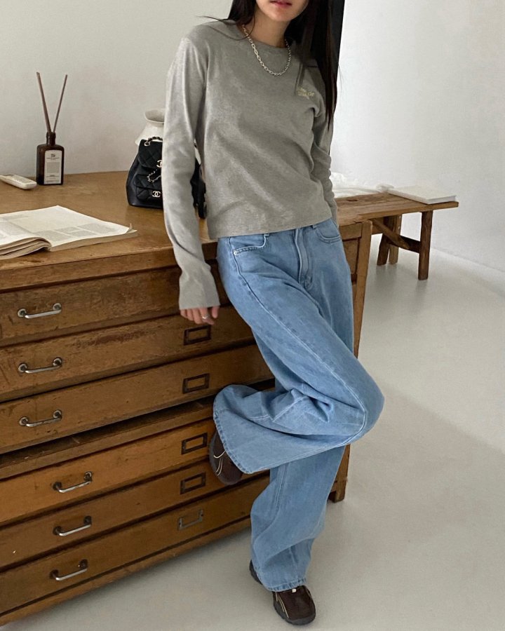 Diana - Korean Women Fashion - #momslook - Blanc Tee