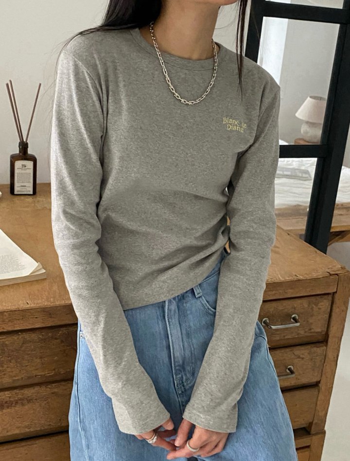 Diana - Korean Women Fashion - #momslook - Blanc Tee - 2