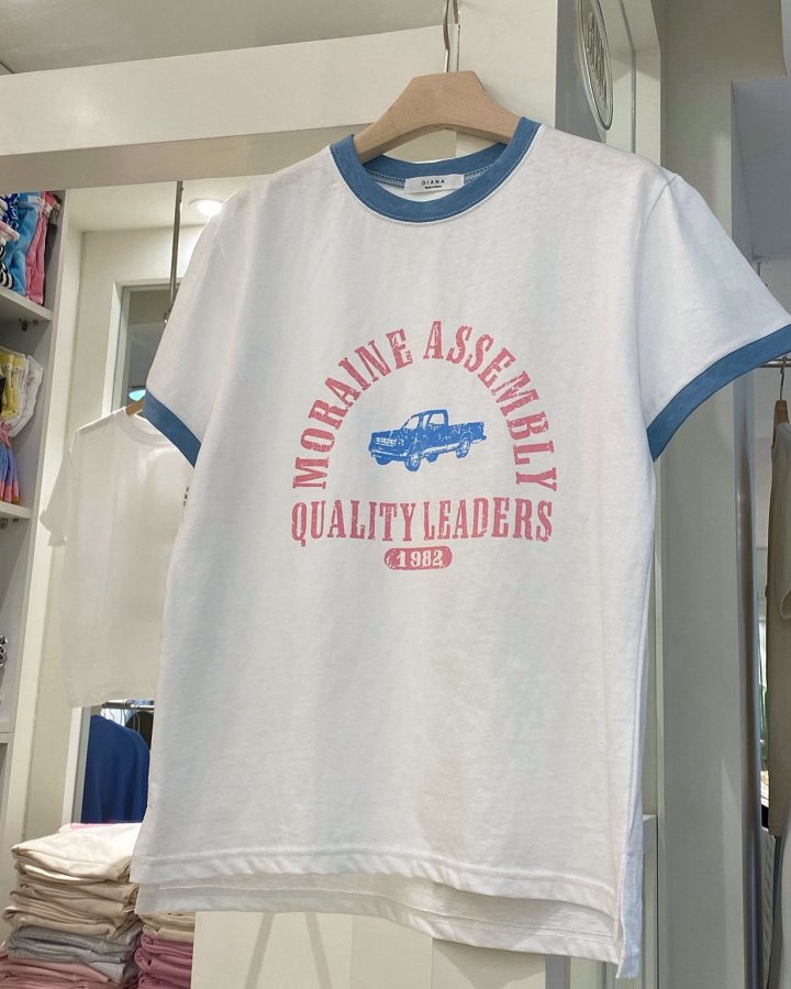 Diana - Korean Women Fashion - #momslook - Candy Colored Tee