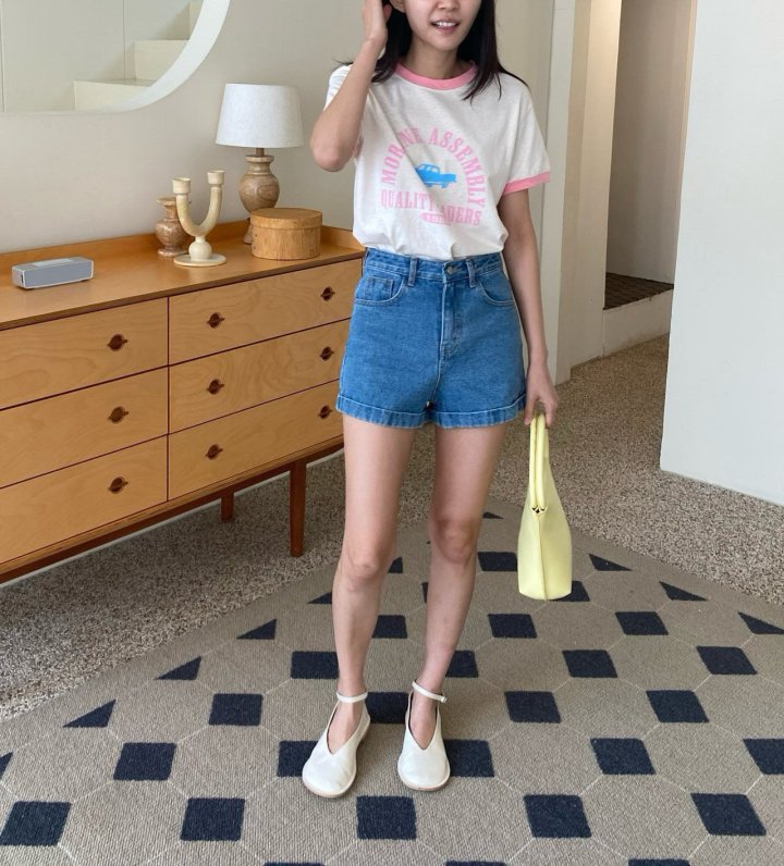 Diana - Korean Women Fashion - #momslook - Candy Colored Tee - 5