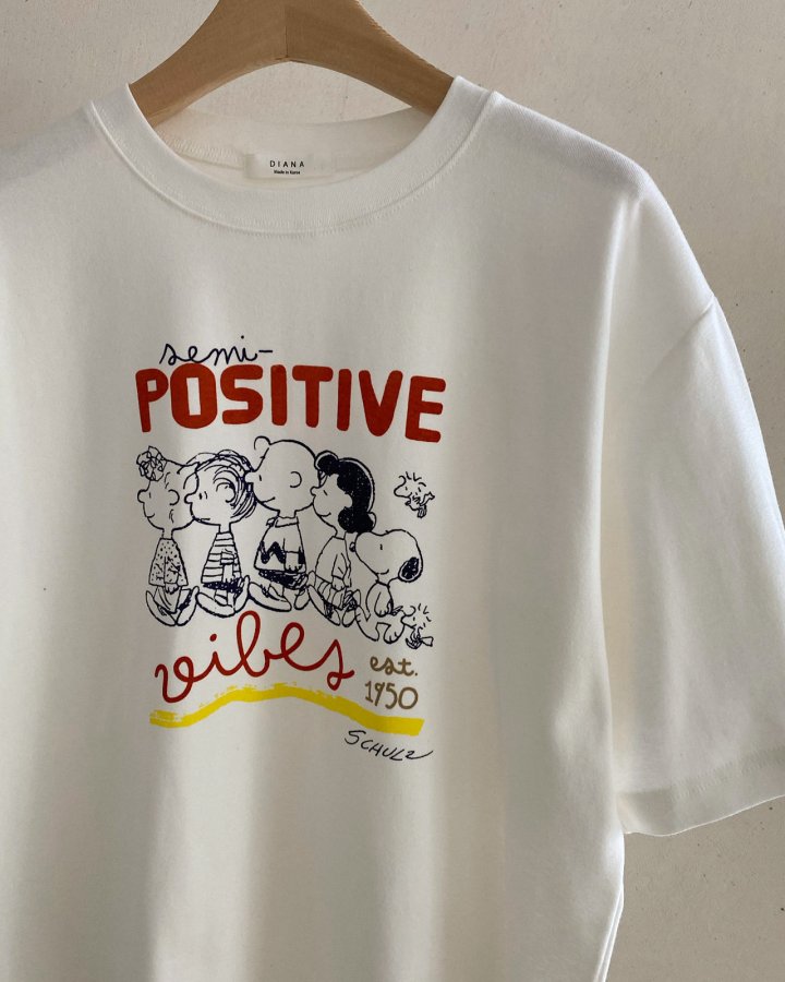 Diana - Korean Women Fashion - #momslook - Positive Tee - 2