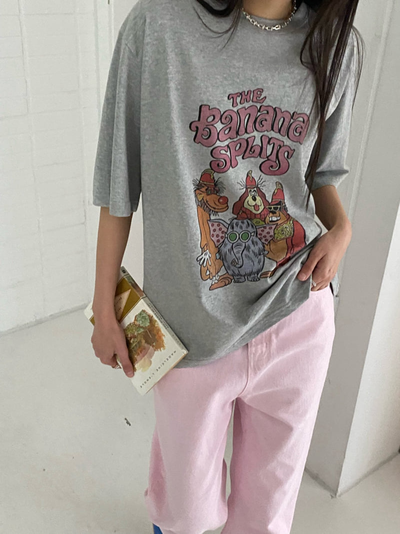 Diana - Korean Women Fashion - #momslook - Banana Tee - 6