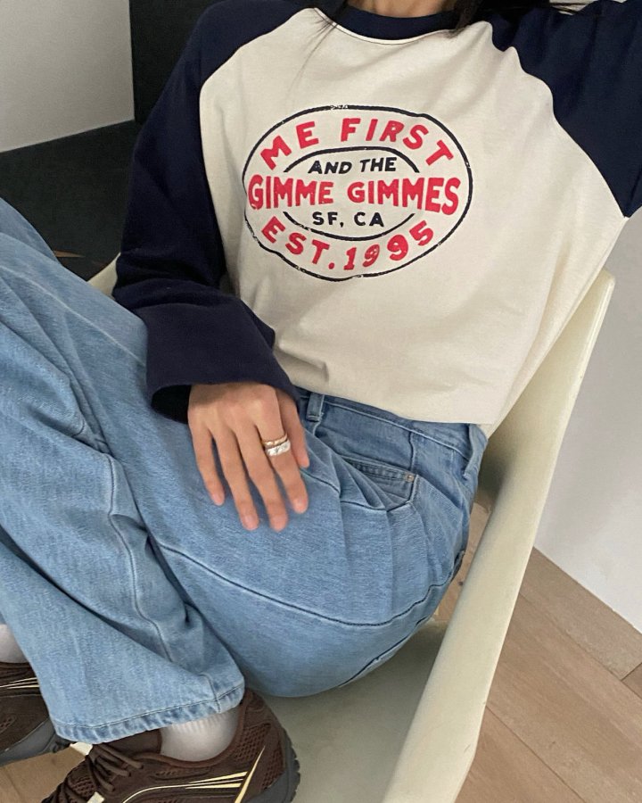 Diana - Korean Women Fashion - #momslook - First Raglan Tee - 2