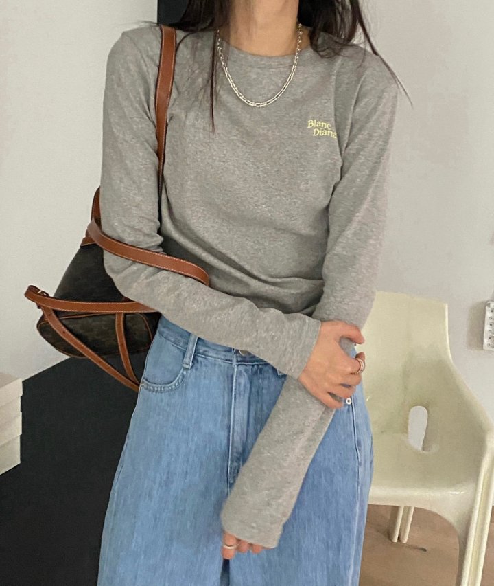 Diana - Korean Women Fashion - #momslook - Blanc Tee - 5