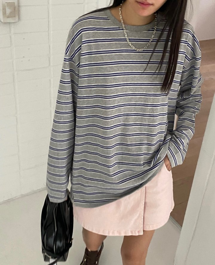Diana - Korean Women Fashion - #pursuepretty - Making Stripe Tee