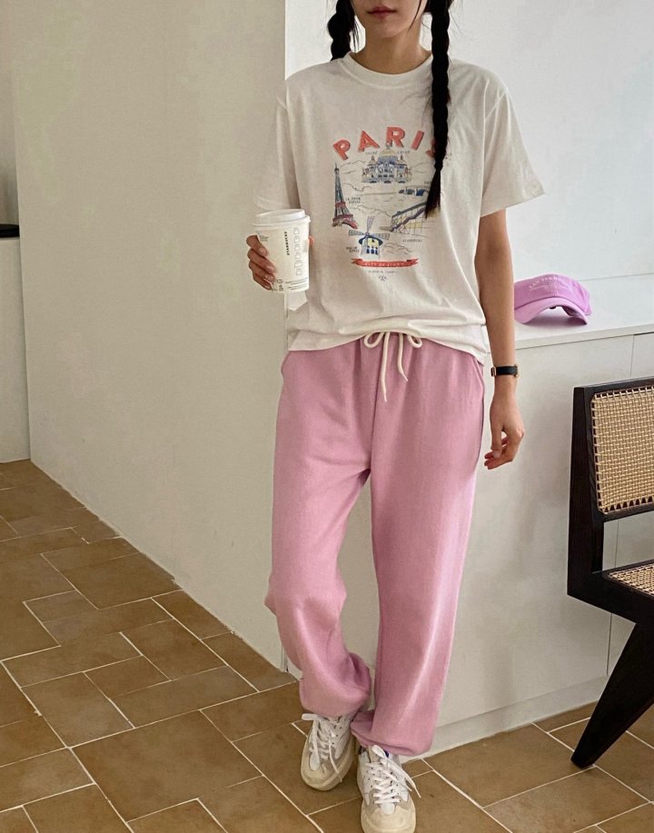 Diana - Korean Women Fashion - #shopsmall - Paris Tee - 3