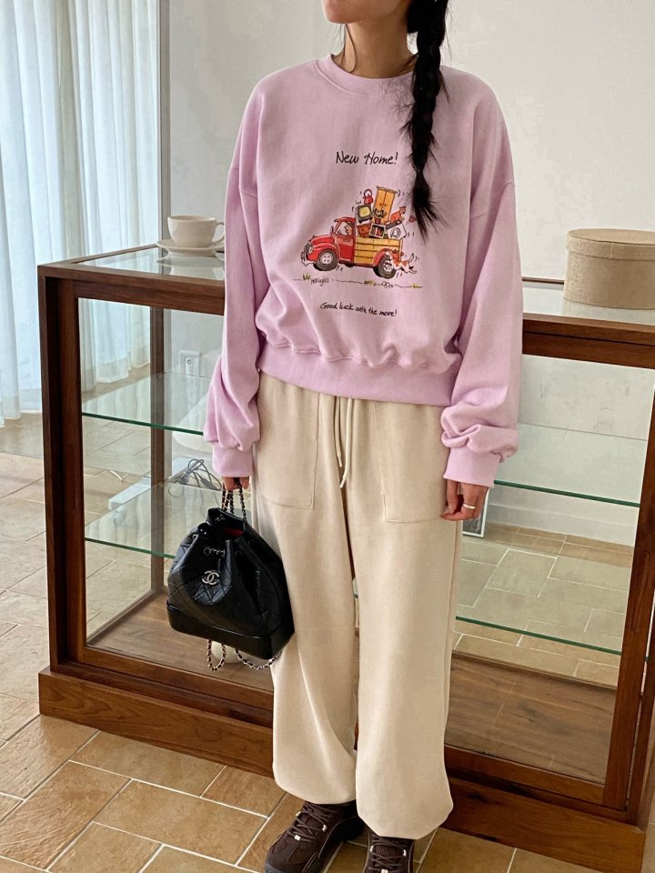 Diana - Korean Women Fashion - #shopsmall - New Home Sweatshirts - 2