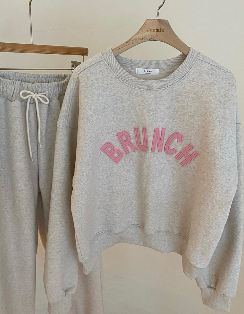 Diana - Korean Women Fashion - #thatsdarling - Brunch Sweatshirts - 12