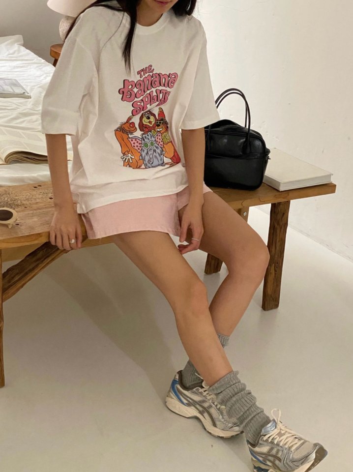 Diana - Korean Women Fashion - #vintageinspired - Banana Tee - 7
