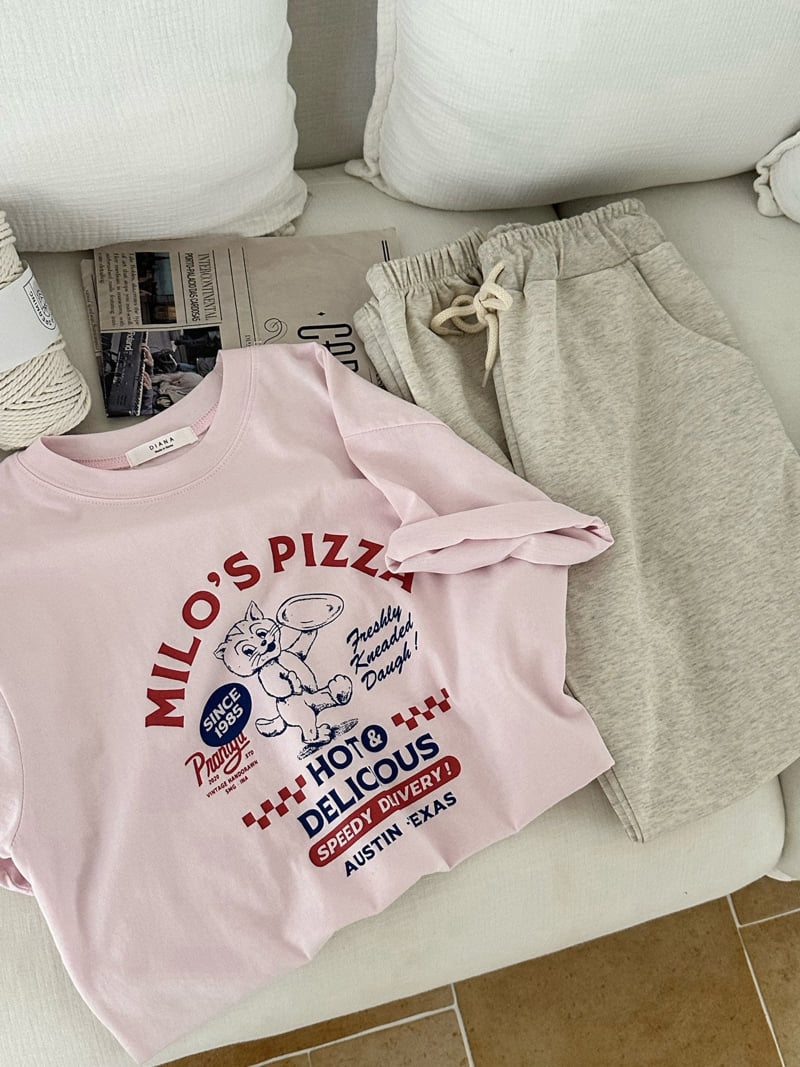 Diana - Korean Women Fashion - #vintageinspired - Milo Pizza Tee - 12