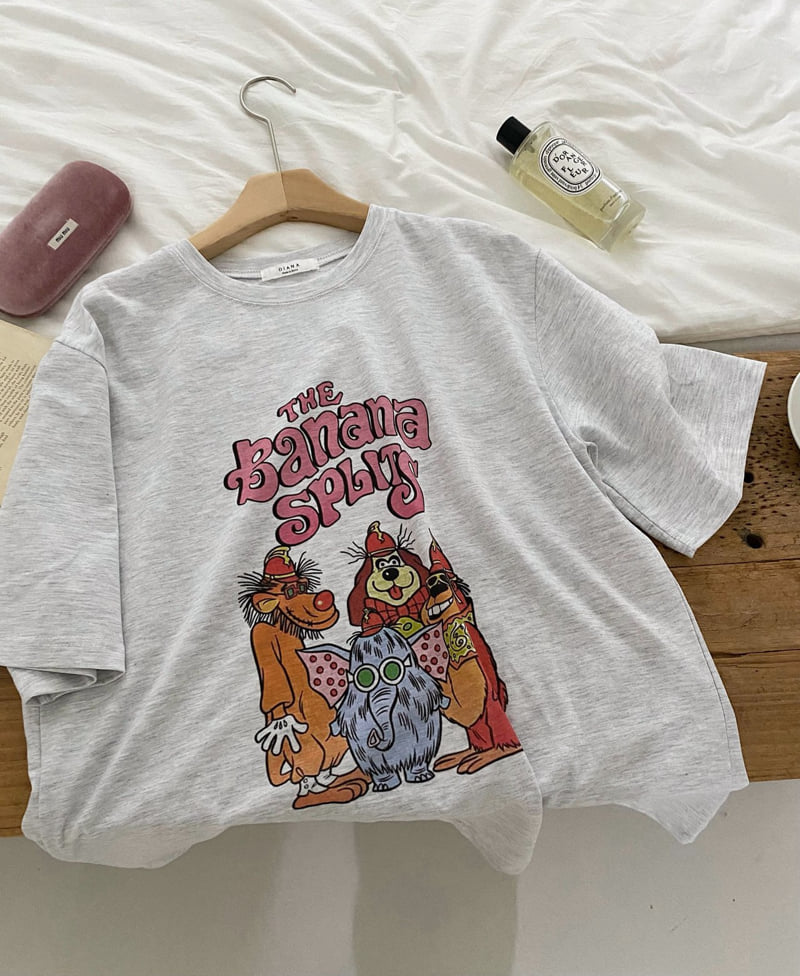 Diana - Korean Women Fashion - #vintageinspired - Banana Tee - 9