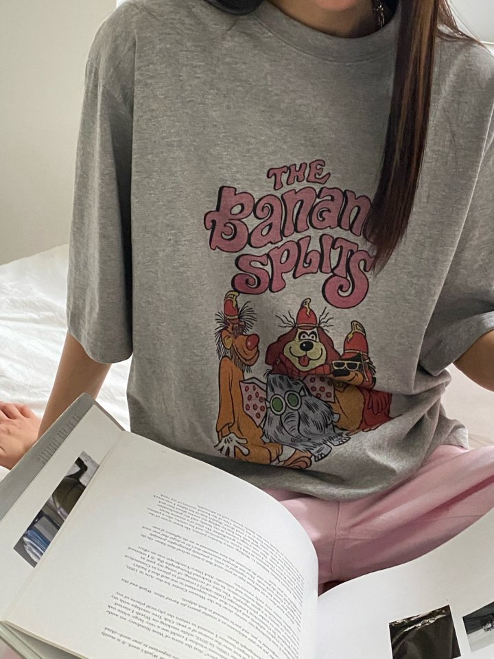 Diana - Korean Women Fashion - #vintagekidsstyle - Banana Tee - 8