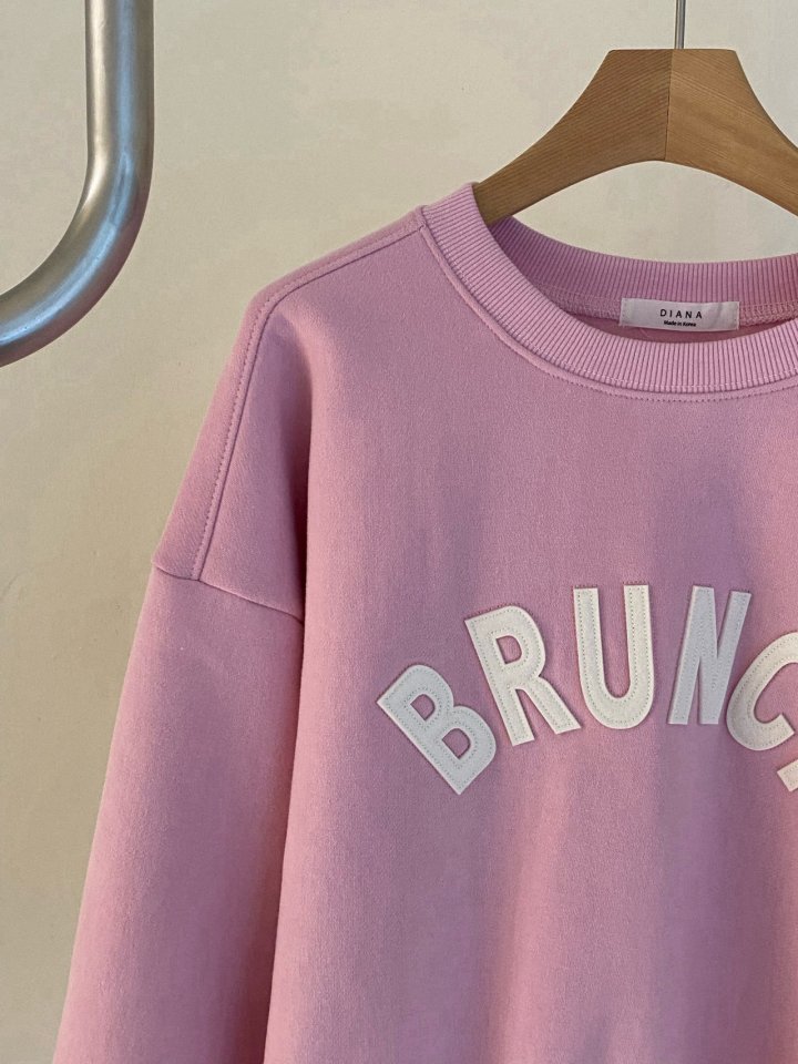 Diana - Korean Women Fashion - #vintagekidsstyle - Brunch Sweatshirts - 5